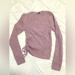 Zara pink knit shirt